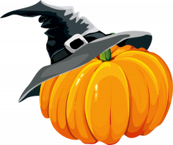 Pumpkin witch clipart