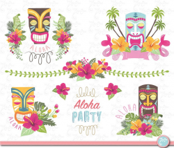 Flower Hawaii Tiki God 