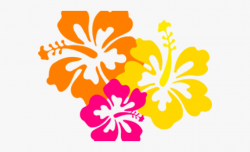 Flowers Borders Clipart Hawaiian Flower - Hibiscus Flowers ...