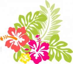 Hawaiian Flower Clip Art | Hawaii clip art - vector clip art ...