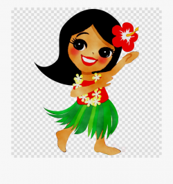 Hawaiian Clipart Hula - Transparent Hula Dancers Clipart ...