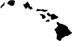 Hawaii Island Clipart | outlined art | Hawaiian island ...