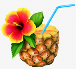 El Png Moana And Aloha Tropical - Hawaiian Pineapple Clip ...