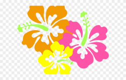 Surfing Clipart Hawaii Theme - Hibiscus Clip Art - Png ...