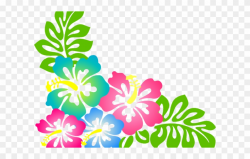 Hibiscus Clipart Hawaiian Theme - Hawaiian Flower ...