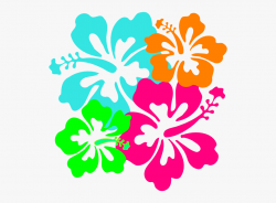 Hibiscus Flower Clipart Free - Hawaiian Clipart #109721 ...