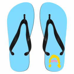 Flip Flop Silhouette at GetDrawings.com | Free for personal use Flip ...