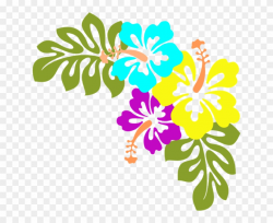 Luau Clipart Flower Free Hawaiian Collection Hibiscus ...