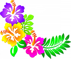 Hawaiian Flower Clip Art | tropical plants clip art vector clip art ...