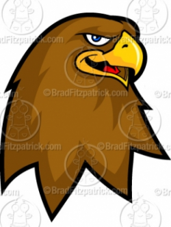 Cartoon Hawk Clip Art | Hawk Logo Graphics | Clipart Hawk ...