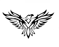 Tribal Hawk Tattoo Design on Behance - Clip Art Library