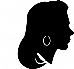 Silhouette Girl Head at GetDrawings.com | Free for personal use ...