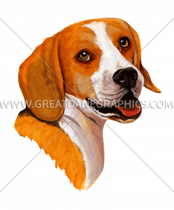 Beagle | Production Ready Artwork for T-Shirt Printing