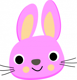 Clipart - pink rabbit