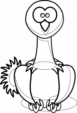 Ostrich Clipart Black And White | Clipart Panda - Free Clipart Images