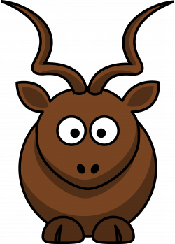 Clipart - Cartoon kudu