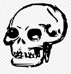 Skeleton Head Clipart Transparent - Skull Clipart - Png ...