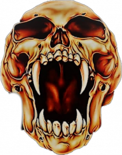 vampire skull - Sticker by Garrett Mitchell