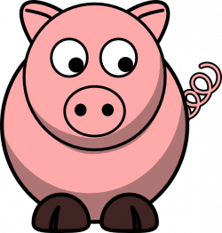 Pig Looking Right-up Clip Art at Clker.com - vector clip art online ...