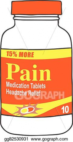 EPS Vector - Pain medication bottle for the sick. Stock ...