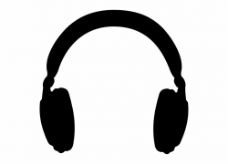 Free Headphones Clipart Black And White, Download Free Clip ...