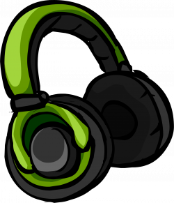 Green Headphones | Club Penguin Wiki | FANDOM powered by Wikia