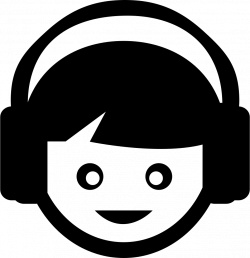 Boy With Headphones Svg Png Icon Free Download (#41539 ...