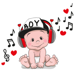 Headphones Cartoon Clip art - Music baby 1000*1000 transprent Png ...