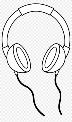 Headphones Clip Art - Headphones Clipart Black And White, HD ...