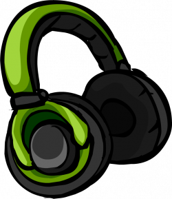 Image - Green Headphones icon.png | Club Penguin Wiki | FANDOM ...