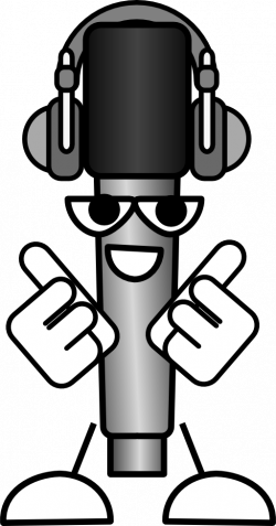 Mike The Mic With Headphones Clipart | i2Clipart - Royalty Free ...