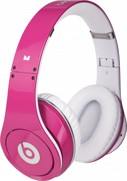 Pink Beat Headphones transparent PNG - StickPNG