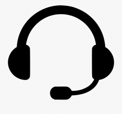Headphone Clipart Telephone Headset - Headset Icon Png Free ...