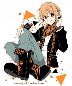 ipod music, orange anime. by rodway on DeviantArt