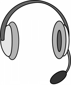 Headphones Headset Microphone Clipart Transparent Png - AZPng