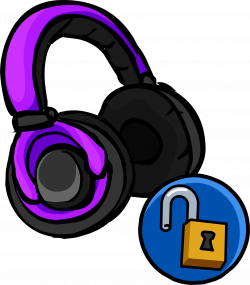 Purple Headphones | Club Penguin Wiki | FANDOM powered by Wikia