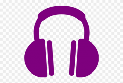 Headphones Clipart Purple - Red Headphones Icon Png - Free ...