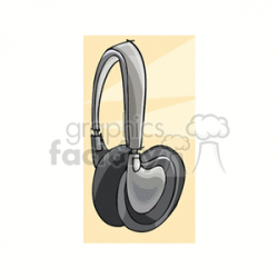 headphone. Royalty-free clipart # 147238