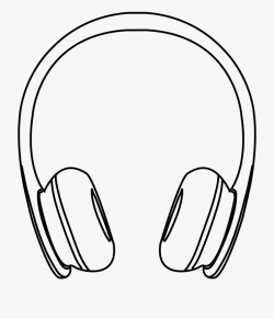 Headphone Black And White #276077 - Free Cliparts on ClipartWiki