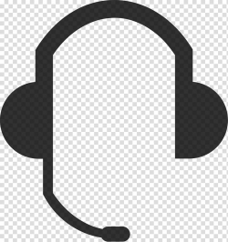 Headset Headphones Microphone , phone logo transparent ...