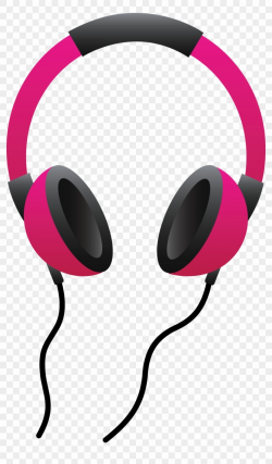 Miizikiaipod Clip Art Pink Headphones Clipart | SOIDERGI