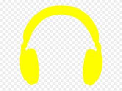 Headphone Clipart Yellow - Headphone Png Yellow Transparent ...
