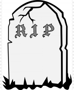 Headstone Cemetery Grave Epitaph Clip art - Gravestone Clipart png ...