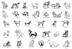 Dogs Clipart - American Headstones