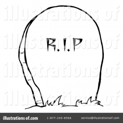 Headstone Clipart #226843 - Illustration by Hit Toon