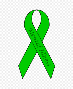 Mental Health Ribbon clipart - Ribbon, Health, Green ...