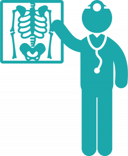 X-ray Computed tomography Health Care Icon - Doctor CT silhouette ...