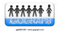 Clipart - Medical health check up. Stock Illustration ...