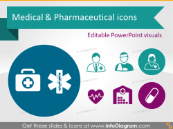 Health Care Medical and Pharmaceuticals Icons (PowerPoint ...