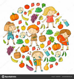 Foods For Kids Clipart healthy kids campaign poster ...